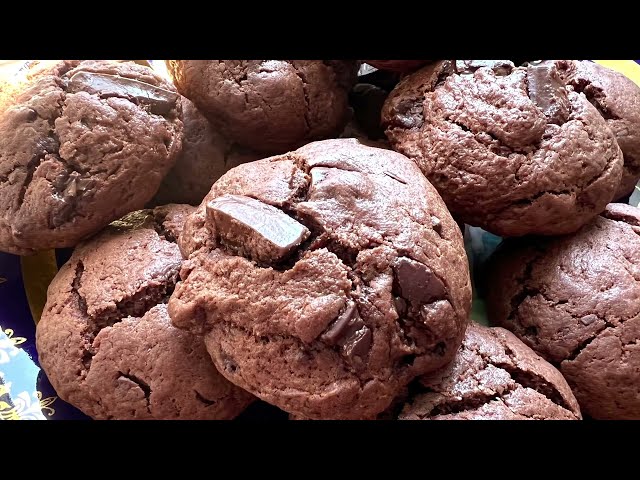 For All Chocolate Lovers! Double chocolate soft, melt in mouth cookies!