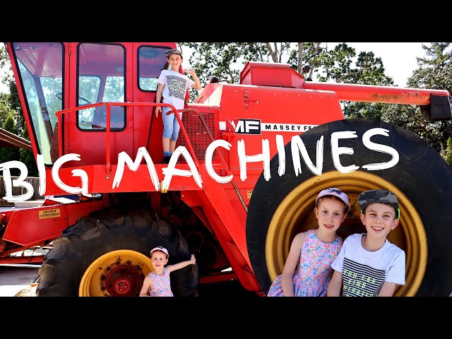 Big Machines for Kids | Tractors, Excavators, Bulldozers