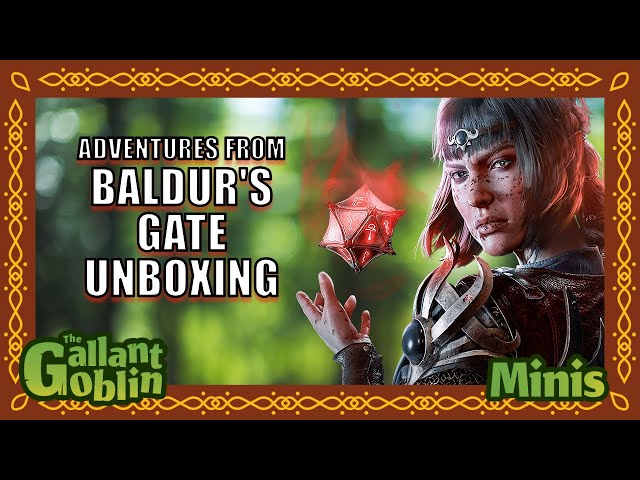 Adventures from Baldur's Gate Unboxing - Icons of the Realms  - WizKids Games