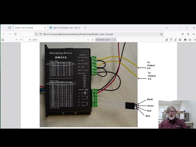 Rubik Wk 7 Stepper Motor Wired