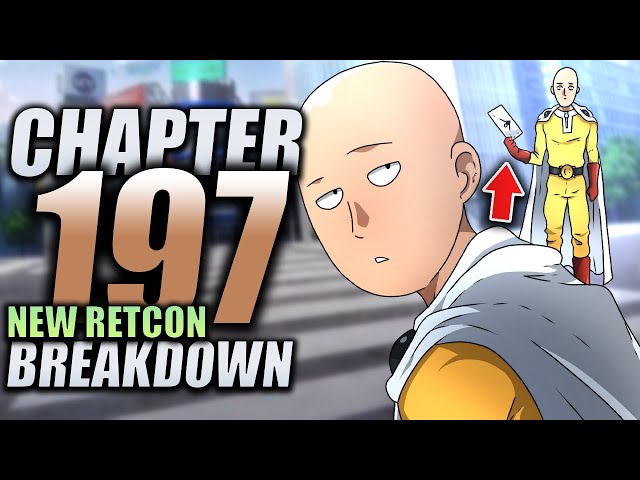 SAITAMA DOES SOMETHING IMPORTANT / One Punch Man Chapter 197 Retcon 2