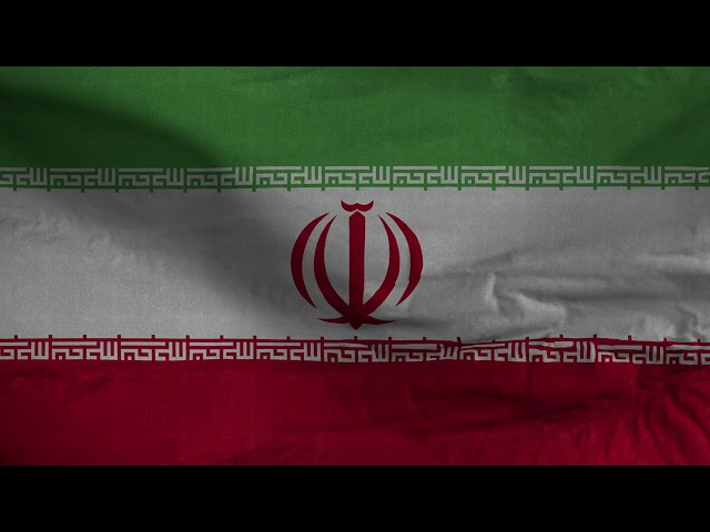 Iran Flag Loop Background 4K