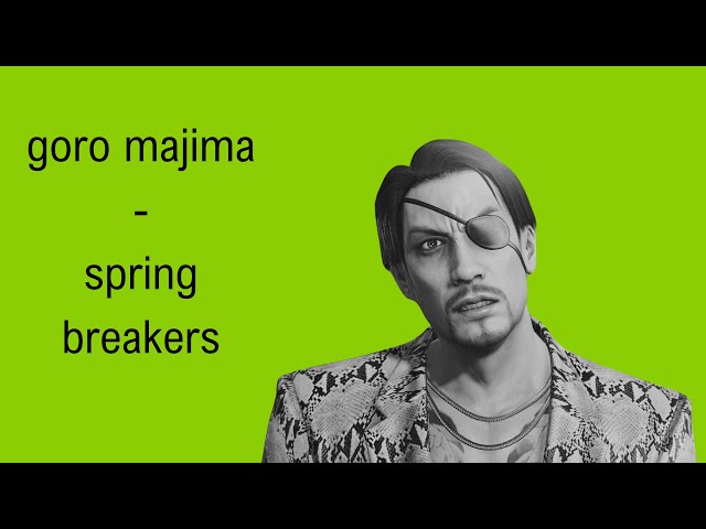 goro majima - spring breakers