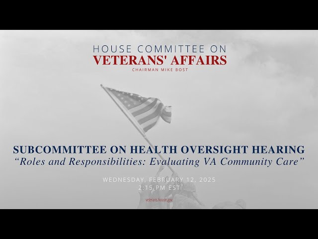 Subcommittee on Health Oversight Hearing