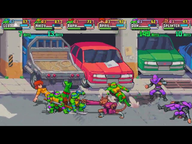 TMNT Shredder's Revenge (6Players) Xbox Live 1080P HDR