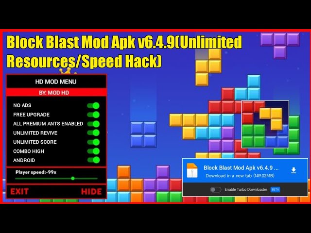 Block Blast Mod Apk Unlimited Revive Ios Score Download High Iphone Tutorial Android Combo