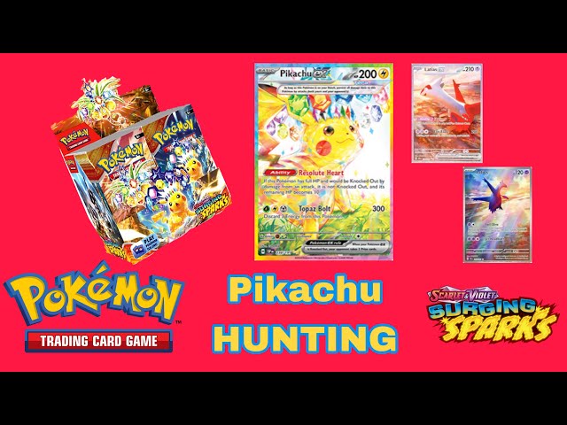 Pikachu Chase Card HUNT - Opening Pokemon TCG for the FIRST Time