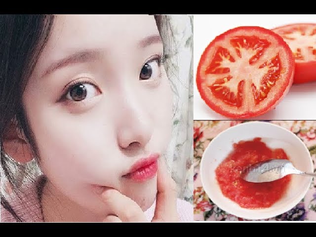 ✅SKIN WHITENING SECRETS Tomato Facial At Home | Get Fair, Glowing For 10 Minutes Before Going To Bed