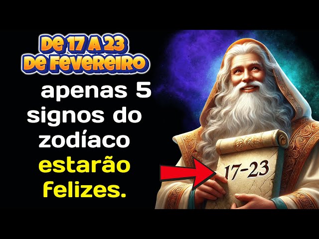 De 17 a 23 de fevereiro, apenas 5 signos do zodíaco estarão felizes. Sortudos da Semana.