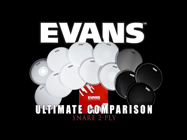 ULTIMATE EVANS Drumheads Comparison (Snare 2-ply)