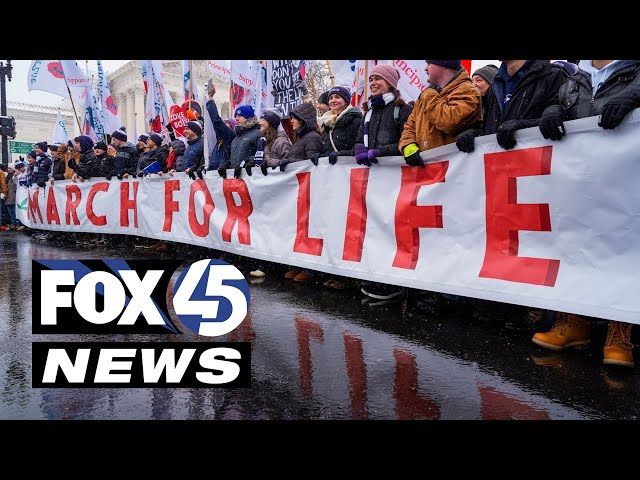 LIVE: Anti-abortion activists gather for March for Life Rally in Washington D.C.