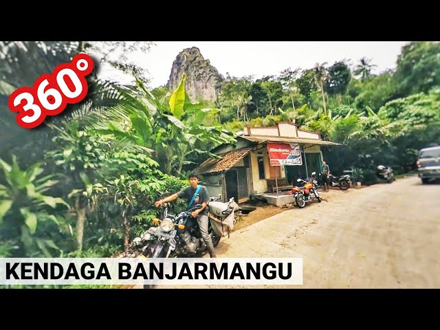 Keindahan Desa Kendaga dari Jalan Raya Banjarmangu Banjarnegara video 360 Derajat