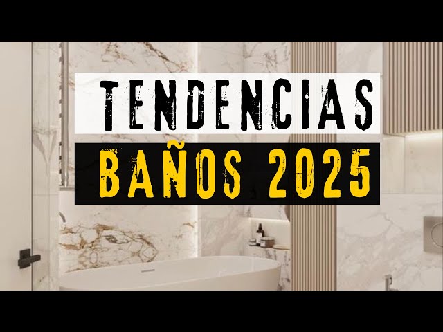 TENDENCIAS en BAÑOS 2025👉 Cerámicos - Revestimientos- Pisos - Muebles y más!!