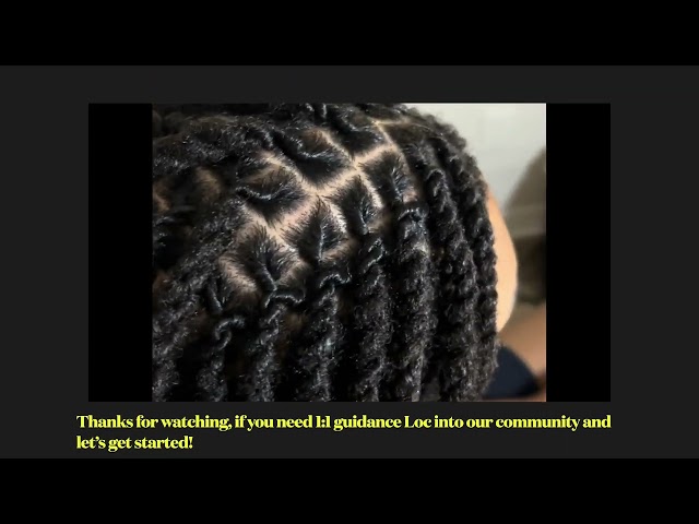 DIY Sleek Loc Method | Step-by-Step #diyhair #naturalhair #youtube #subscribe