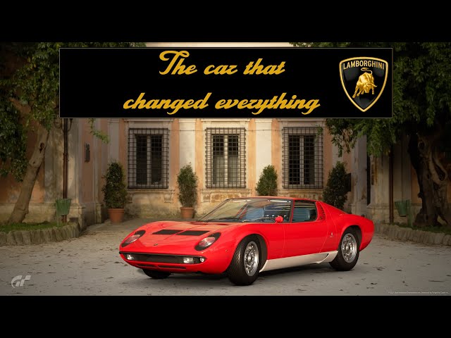 The car that changed Supercars forever -  Lamborghini Miura (History of)