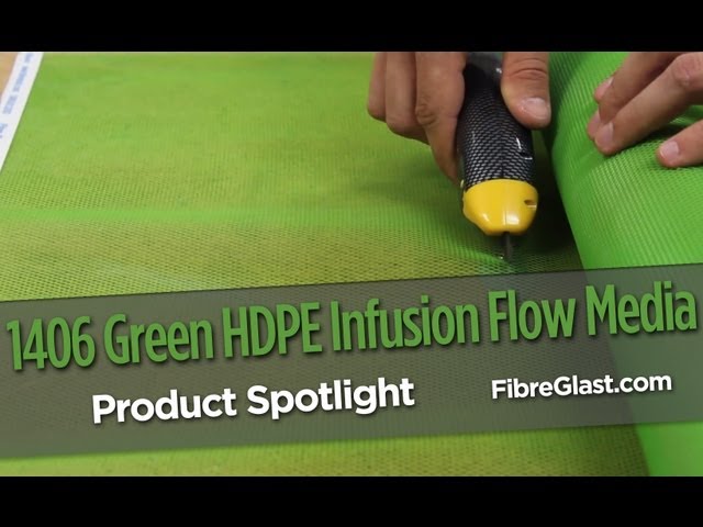 1406 Green HDPE Infusion Flow Media