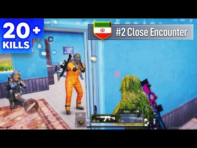 TOP GLOBAL #2 CLOSE ENCOUNTER IN IRAN | 20+ KILLS | BEST SENSITIVITY | NO RECOIL | PUBG MOBILE