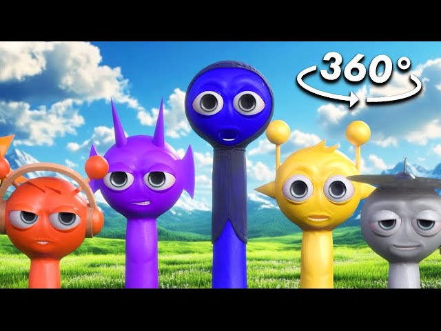 360º VR Incredibox Sprunki 3D Edition - Freaky Song (Mod)