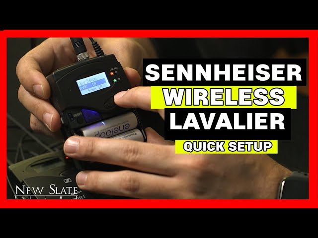 How to Setup Sennheiser G3 & G4 Wireless Lavalier (Quick Overview)