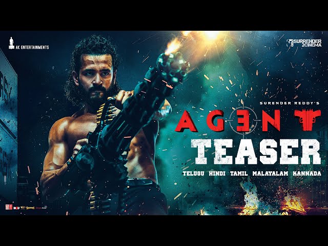 AGENT Teaser | Akhil Akkineni, Mammootty | Surender Reddy | Anil Sunkara