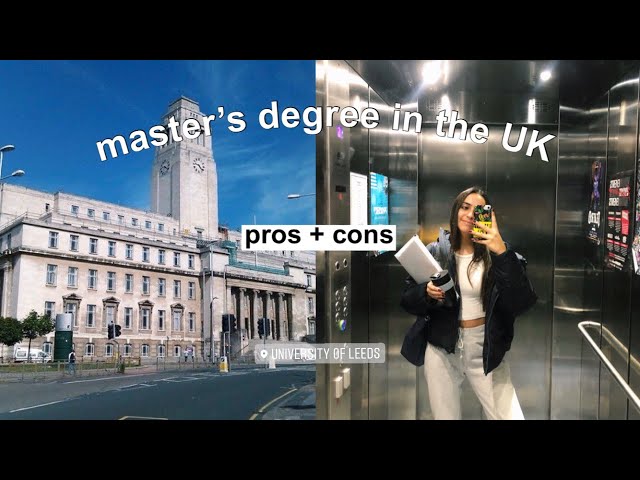 Master's Degree in the UK: pros + cons