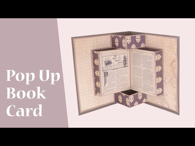 Pop Up Book Card Tutorial