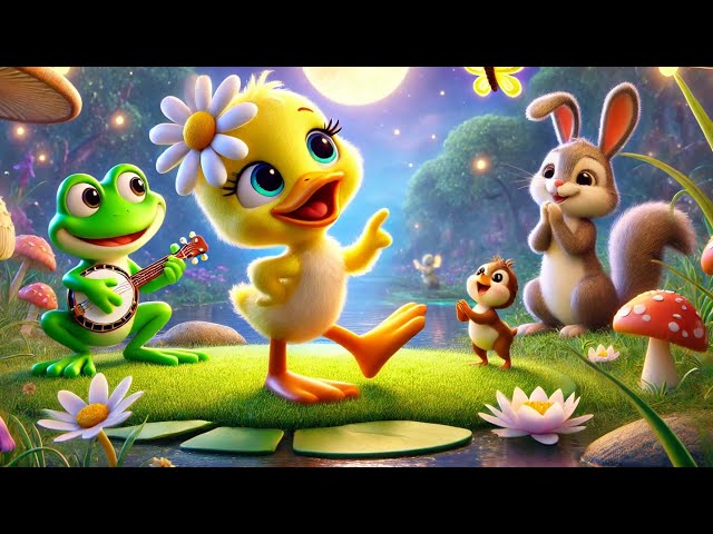 ✨🦆 Daisy, the Dancing Duck |A Magical Jungle Adventure with Music, Friends & Twinkling Stars! 🎶🌟🐰🐸🦋