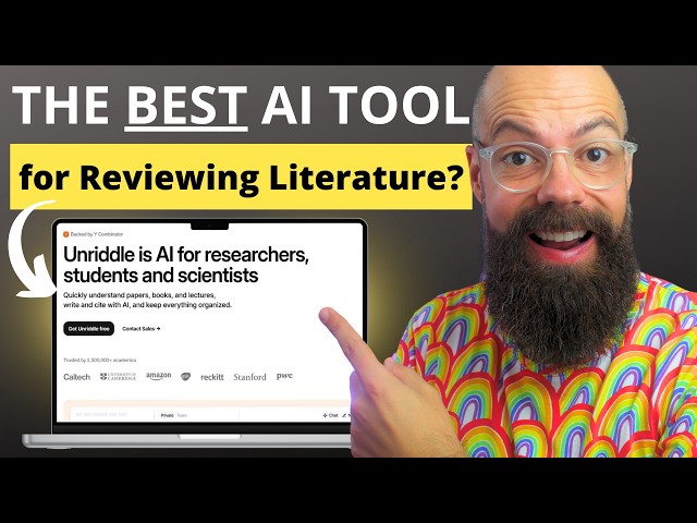 This AI Reads Papers FOR YOU – Instantly Find What You Need! | Unriddle AI Review