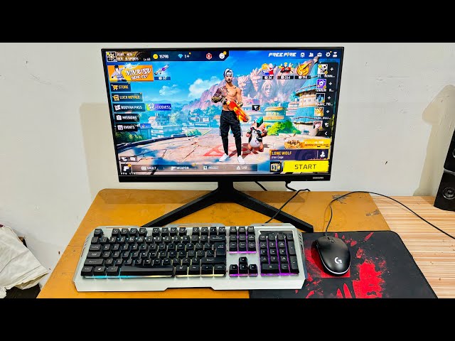 Free Fire in Gaming PC 🖥️😍|| RYZEN 5 5600G FREE FIRE 🔥