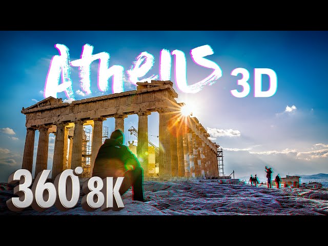 Athens Greece - 8K 3D 360° VR Guided Virtual Travel | Relaxation in Meta Quest 3