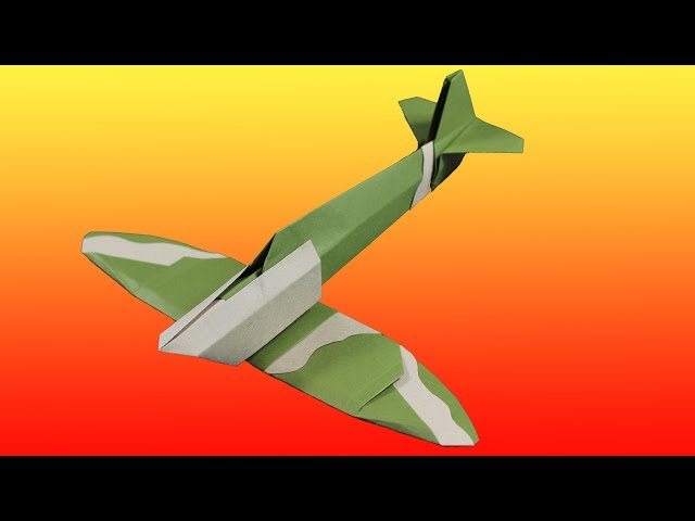 Spitfire Paper Airplane