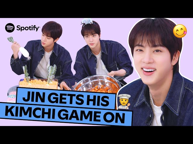 [CC] BTS Jin allows fate to make his kkakdugiㅣSpotify Happy House 🏠