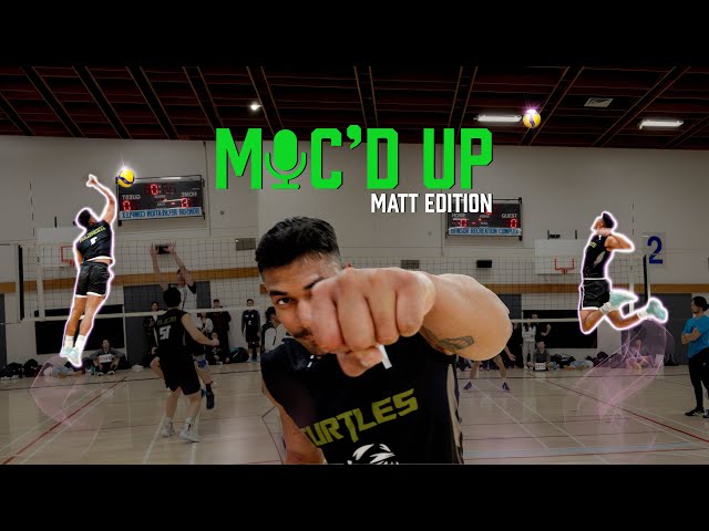 WE COULD NOT STOP BOUNCING THE BALL | Mic'd Up Volleyball | Matt Edition | TFC Asian Mens Tournament