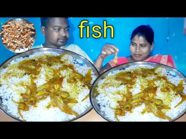 eating show | First time meri mami ki pasand wali fish | mukbang fish curry with rice