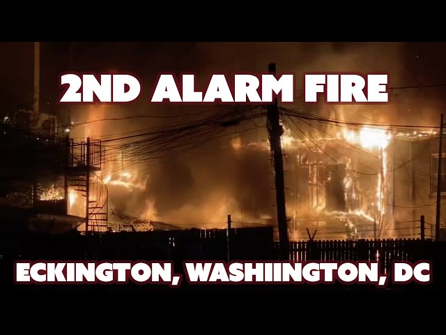 2nd Alarm Fire in Eckington, Washington, DC