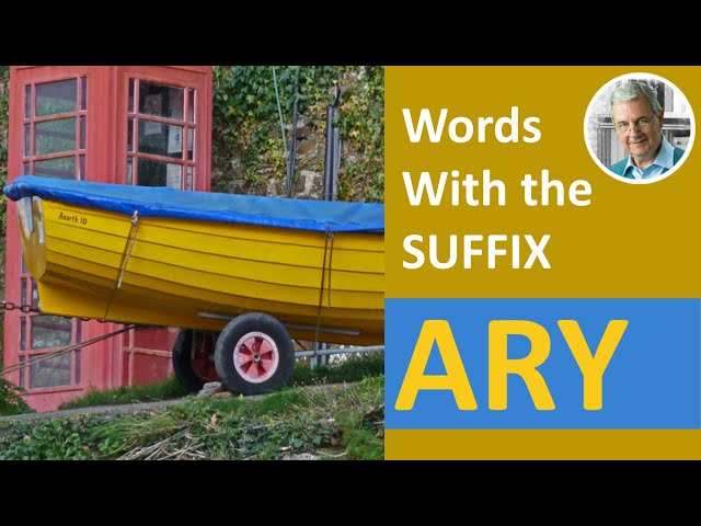 Words With the Suffix ARY (6 Illustrated Examples)