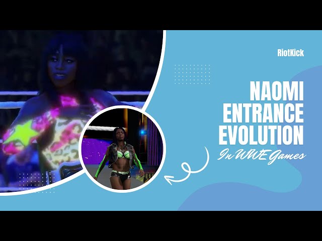 WWE Games Entrance Evolution - Naomi! (WWE 2K15 - WWE 2K25)