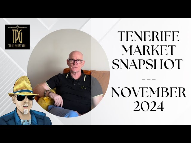 📊🏠Tenerife Market Snapshot for November 2024