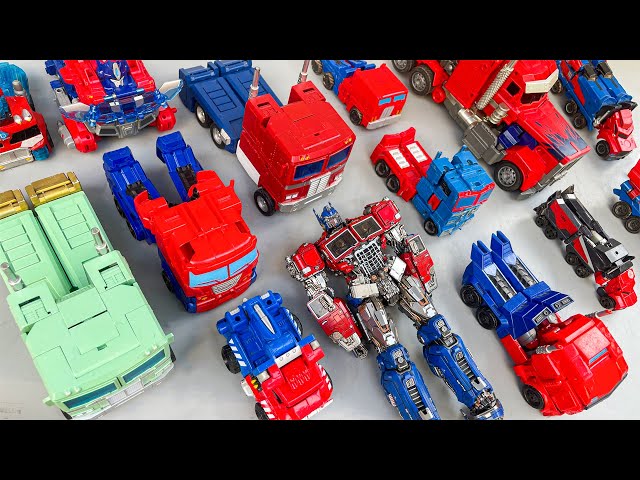 Ultimate Transformer Collectibles! OPTIMUS PRIME EVOLUTION: From Truck to Leader- StopMotion& Review