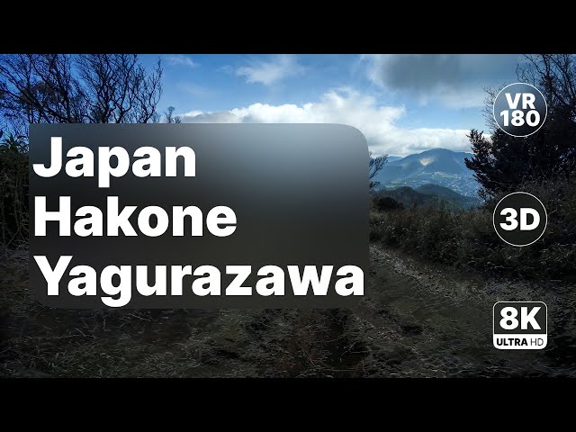 Japan Hakone Yagurazawa - Relaxing Music Virtual Walk 8K 180 3D