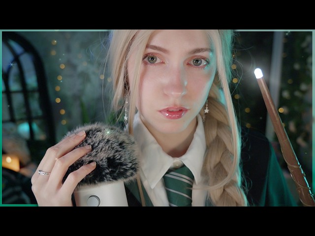 ASMR SLYTHERIN 🐍 MOUTH SOUNDS with my WAND ✨💚