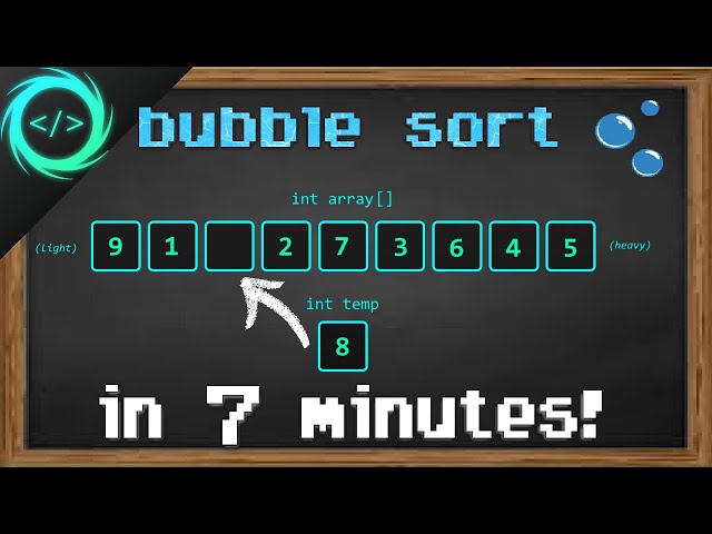 Learn Bubble Sort in 7 minutes 🤿