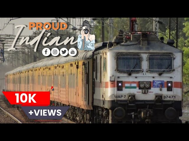 Train Video || Local Train, Superfast Express, WAP-7 || 4k Ultra HD