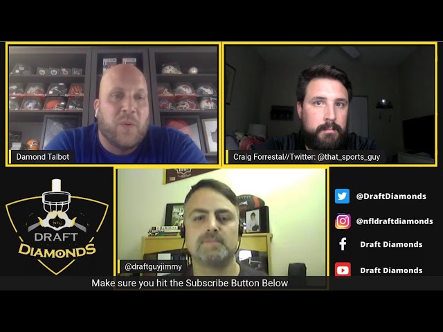 NFL Draft Diamonds Goes Live | Talking about the NFL Draft w/ our crew