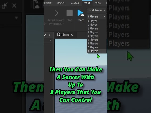 How To Make A Test Server In Roblox Studio #roblox #robloxgamedesign #robloxgamedevelopment