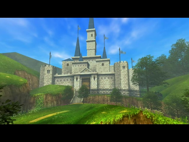 [VR] [Ambience] Ocarina of Time 3D: Hyrule Castle ( Day / Night )