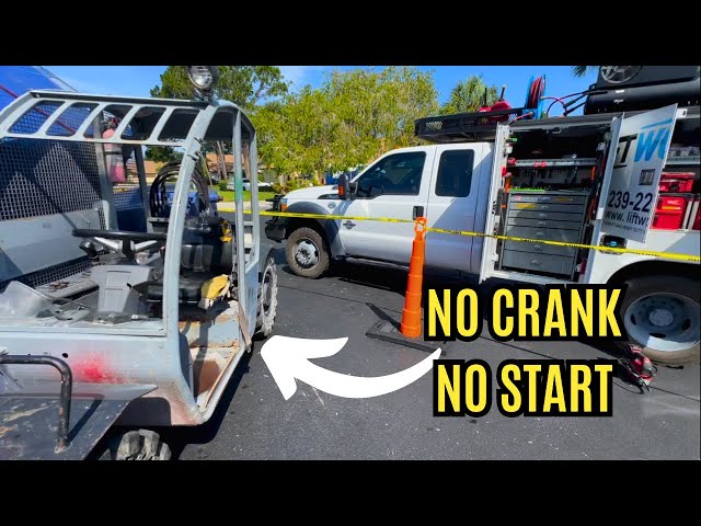 Genie Telehandler NO Crank NO Start - 2 HOUR Drive for a 2 MINUTE Fix!