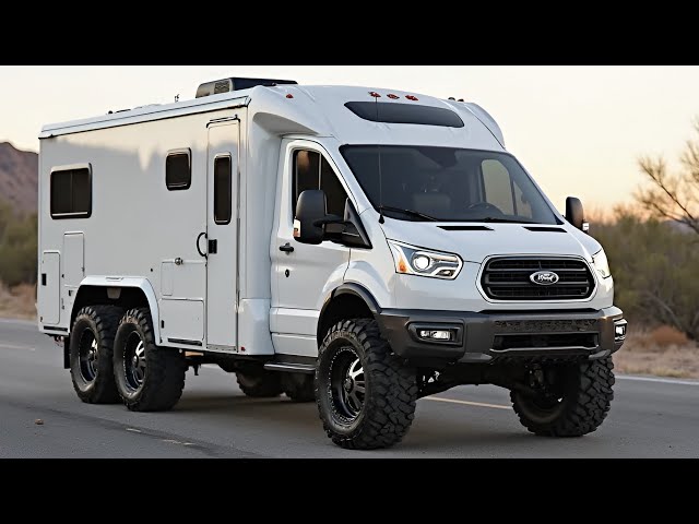 The all new 2025 Ford Motorhome Camper Truck – The Ultimate Off-Grid Adventure RV!