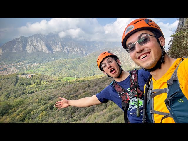 Via Ferrata al Pizzo d'Erna // Climbing over Lake Como