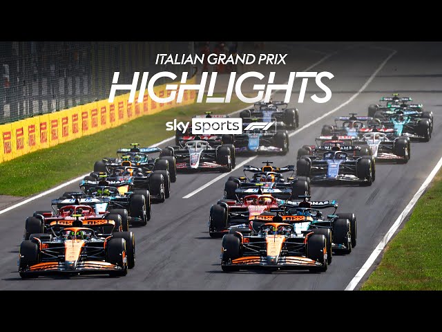 Who MASTERED the madness of Monza? 🇮🇹 | 2024 Italian Grand Prix Highlights